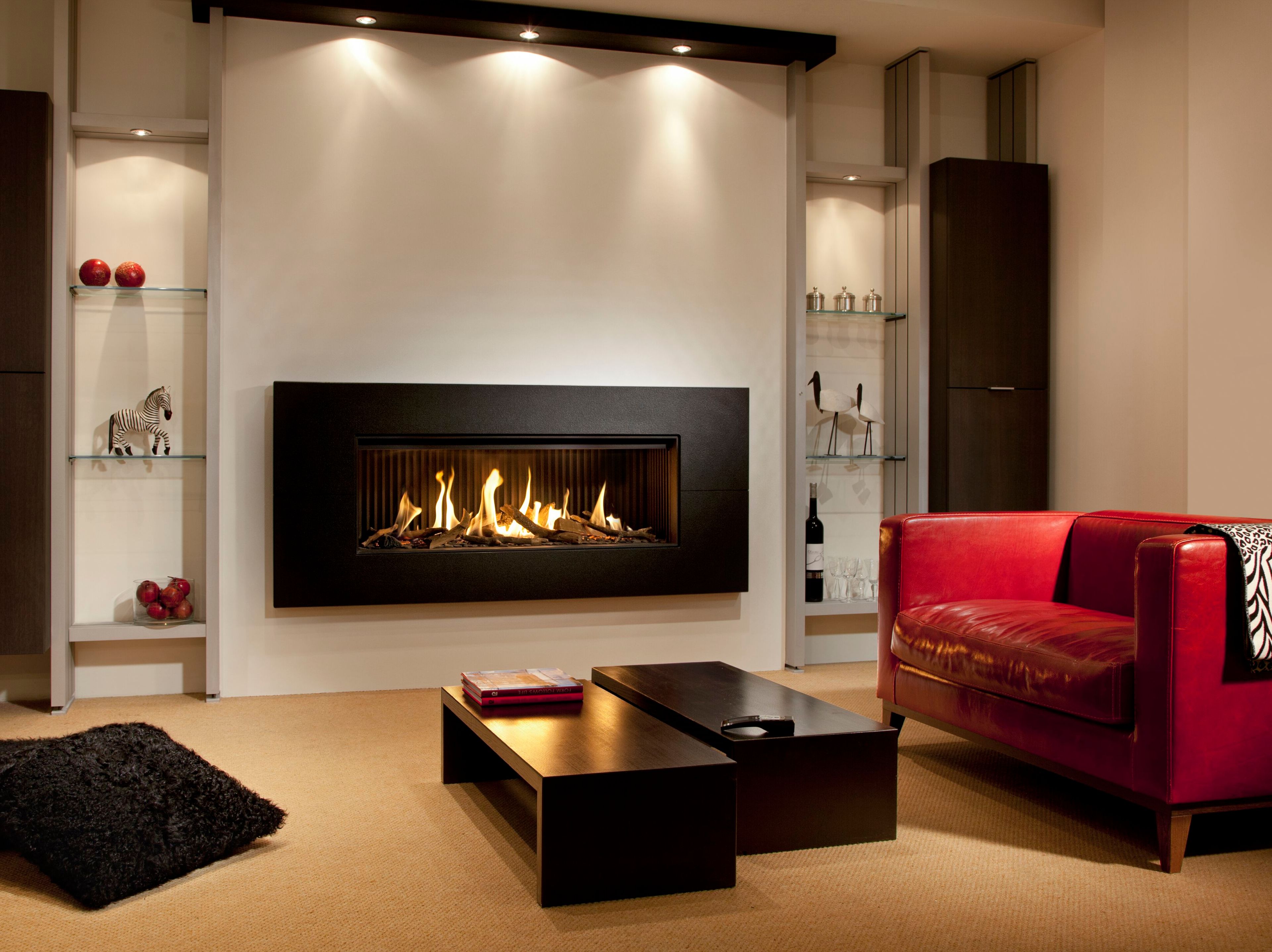 Настенный газовый камин KALFIRE G120/41F ARCH-00067778