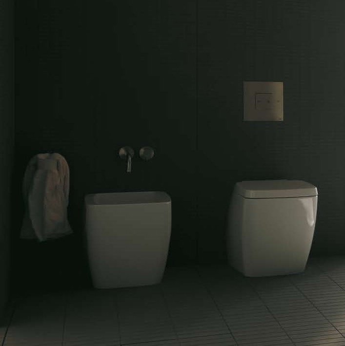 8082 Приставной унитаз напольный Белый  ATMOSFERE Италия Santreyd - Вид №1