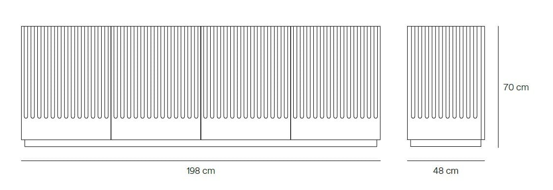 Шкаф из МДФ с распашными дверями TEULAT Doric ARCH-00084507 - Вид №15