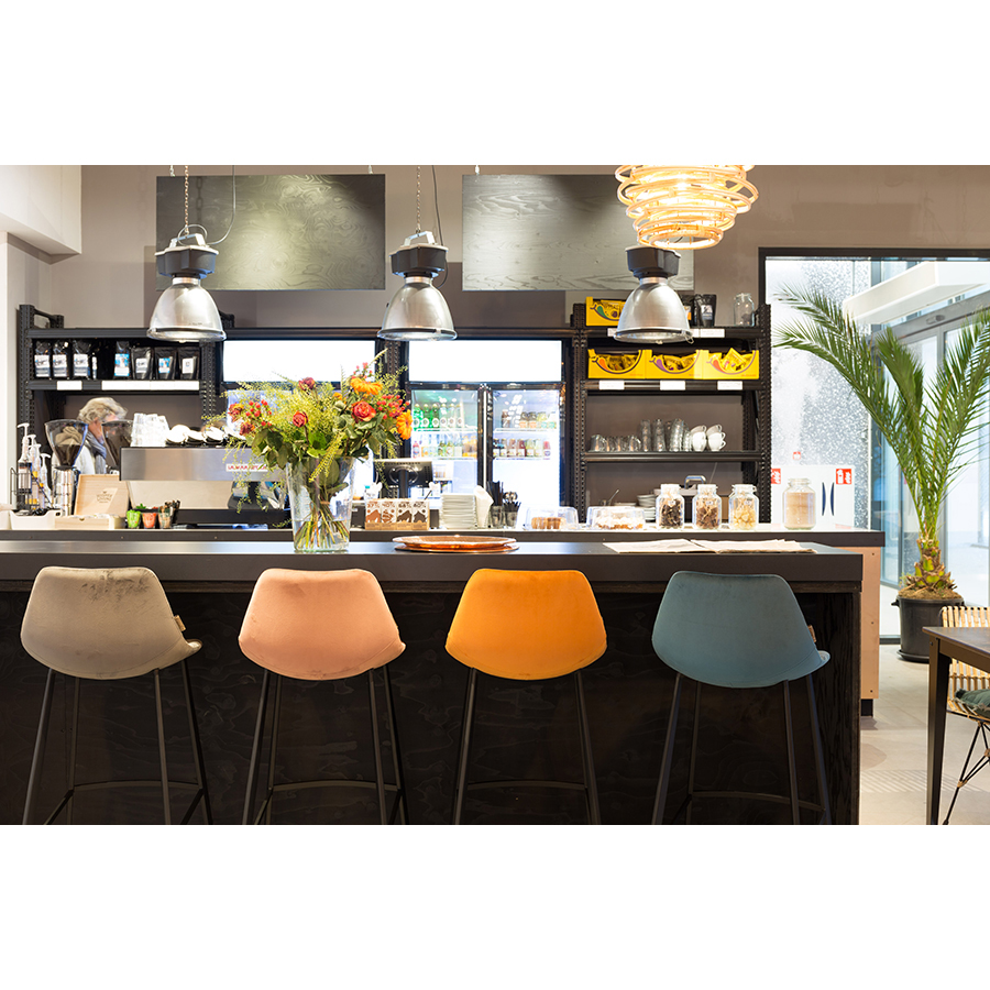 Стул барный Franky бирюзовый Dutchbone 1500071 - Вид №1