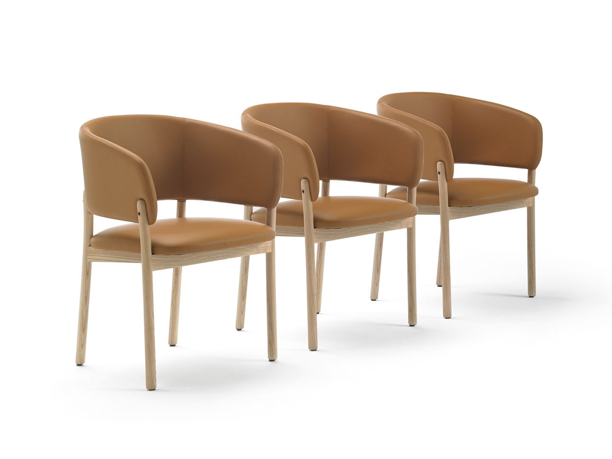 Мягкий тканевый стул с подлокотниками Blasco&Vila RC Wood ARCH-00035373 - Вид №12