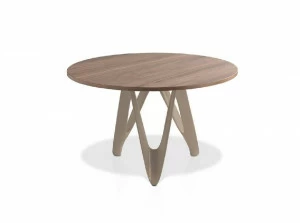 Обеденный стол круглый деревянный коричневый 120см B063 Nogal от Angel Cerda ANGEL CERDA  00-3865595 Орех;коричневый