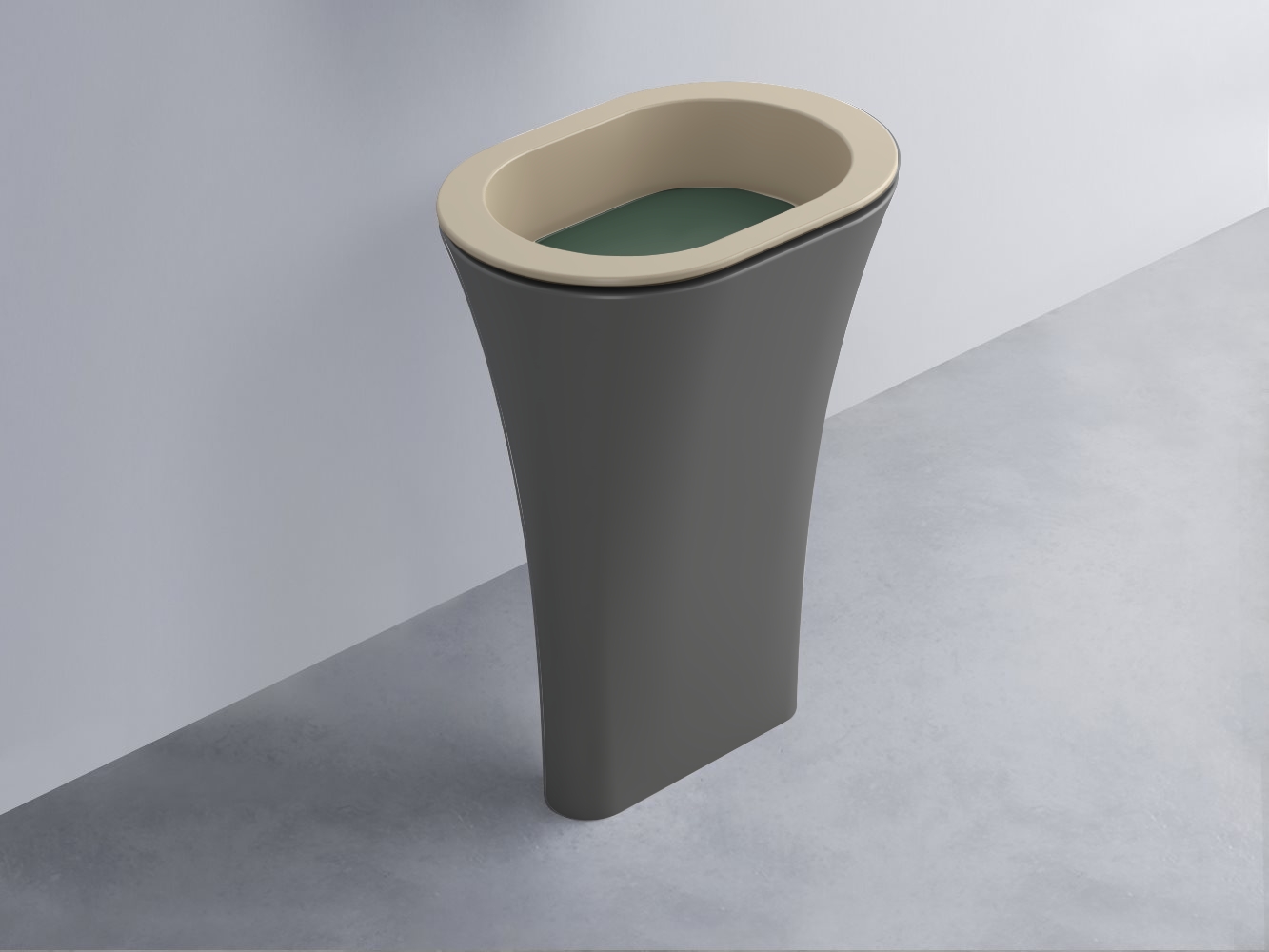 AMLA65-AV+AMPILO-MU+AMCOLO-CM Раковина Amedeo Ovale отдельностоящая cielo Enjoy + Amedeo Ceramica Cielo