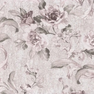 Обои «Цветы» ED1016-3, бумажные дуплекс, цвет бежевый, 0.53х10.05 м