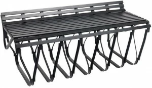 Schönbuch Скамья из крашеного металла со спинкой Upon