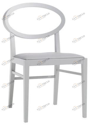 Andreu World Стул из бука со встроенной подушкой и открытой спинкой Zarina Si1707