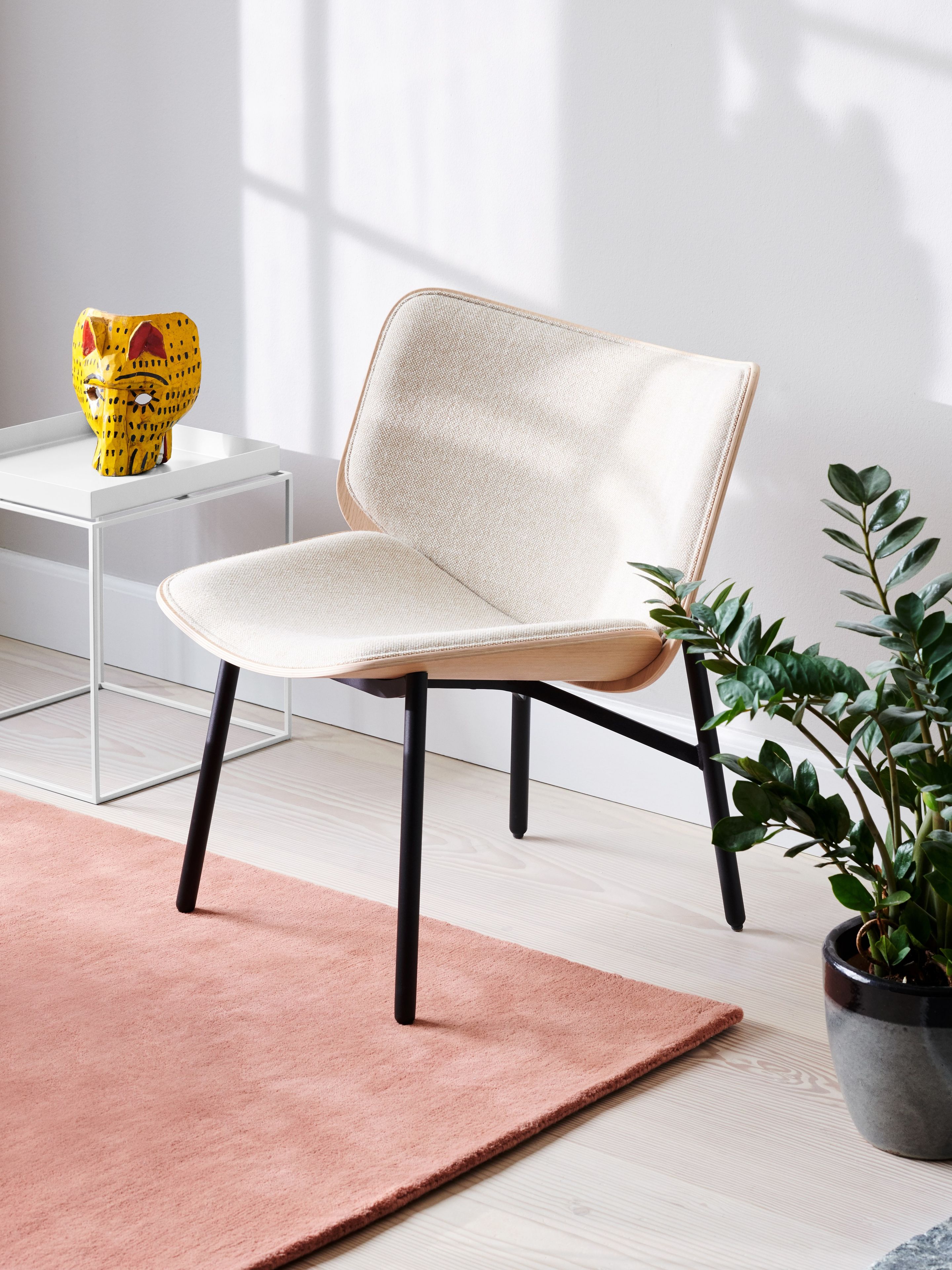 Квадратный стальной журнальный столик с подносом In Stock Hay ARCH-00014656