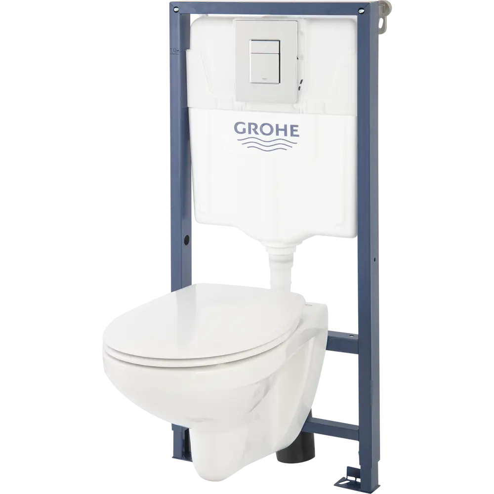 Комплект инсталляция с унитазом и кнопкой Grohe Solido 82714847 STLM-2025658 - Вид №1
