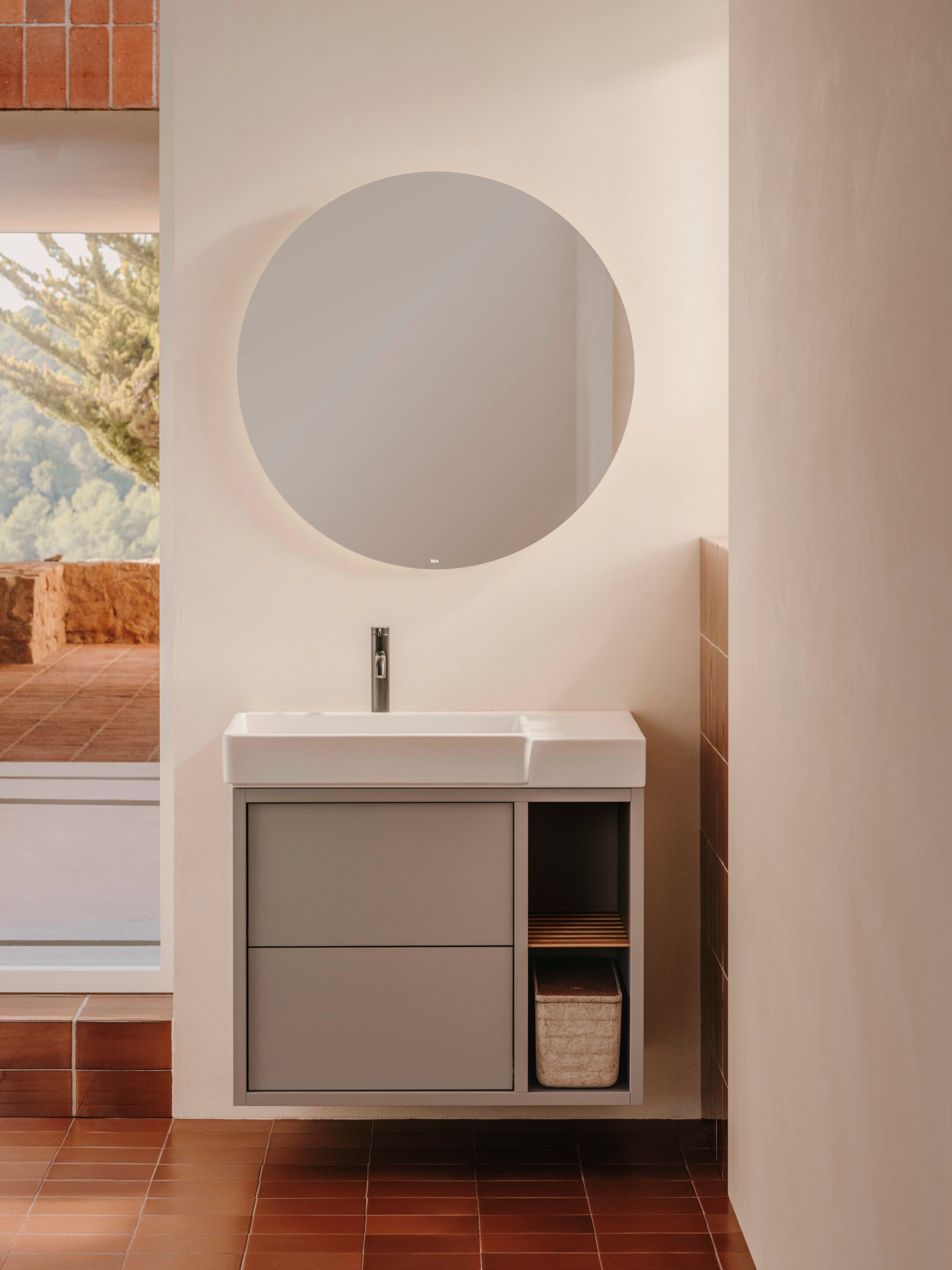 Деревянный подвесной умывальник с ящиками Roca ARCH-00069773 - Вид №2