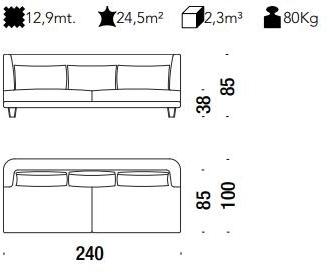 Moroso Съемный тканевый диван Gimme more sun-id-1387714 - Вид №3