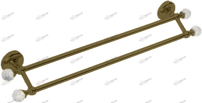 Полотенцедержатель двойной MIGLIORE Amerida ML.AMR-60.423.BR бронза 60 см 