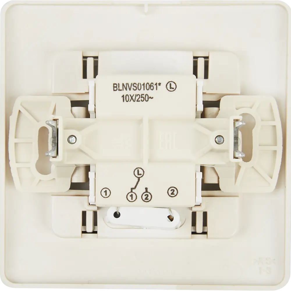 Переключатель встраиваемый Systeme Electric Blanca 1 клавиша с подсветкой цвет титановый 84502360 STLM-2170481  - Вид №2