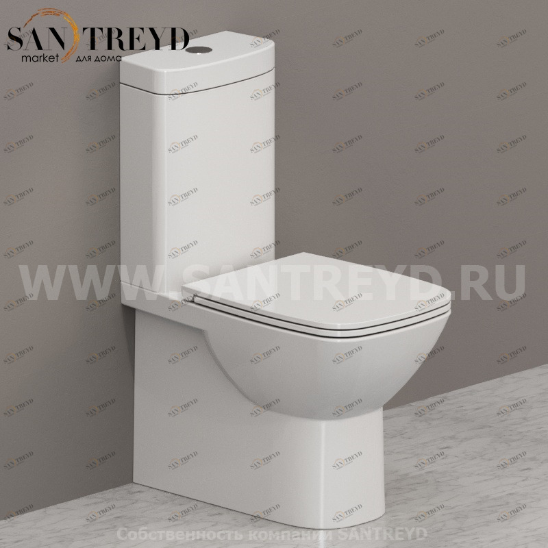 DA008BI Компакт унитаз с бачком Белый Ceramica Globo DAILY Италия