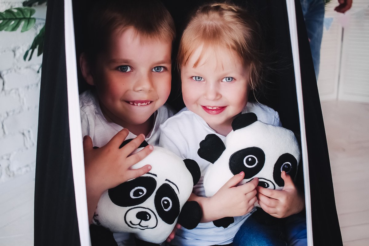 Подвесное кресло-кокон "Панда" ПОКАЧАЙКА  326702 Черный Santreyd  - Вид №4