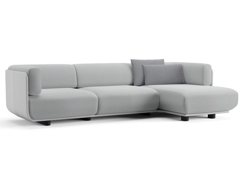 Секционный диван с полуостровом Arper Shaal ARCH-00055389