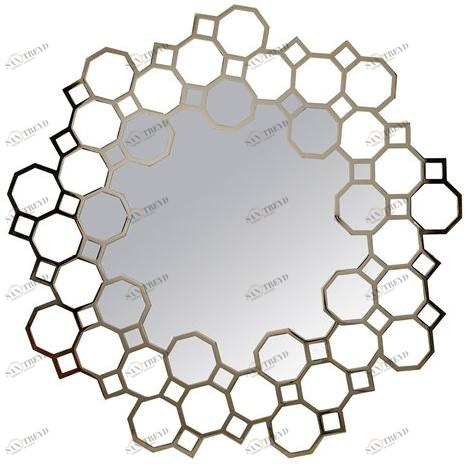 VOLPI Круглое настенное металлическое зеркало Luigi volpi Lv-51001.t