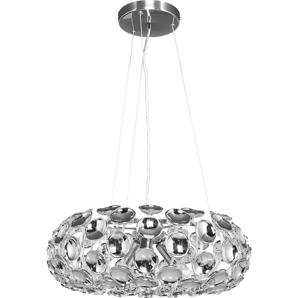 Люстра подвесная Mosca L1096-3PL, 3 лампы, 12 м², цвет хром 82140705 STLM-2127156 LAMPLANDIA 