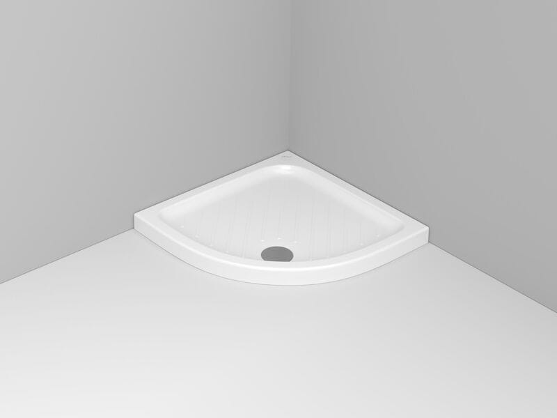 Керамический нескользящий угловой поддон для душа Ceramica Dolomite Gemma2 ARCH-00000740 - Вид №2