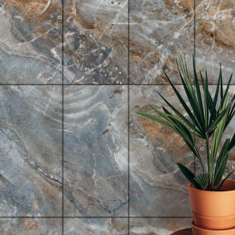 Панель SPC глянец Stella Kerama Величие камня 560*280*2,5мм (8 шт в упак) АКВАТОН STSR-308 - Вид №7