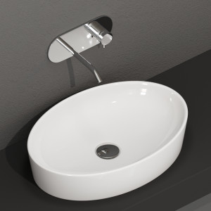 355201 Накладная раковина на столешницу  овальная Kerasan Outlet