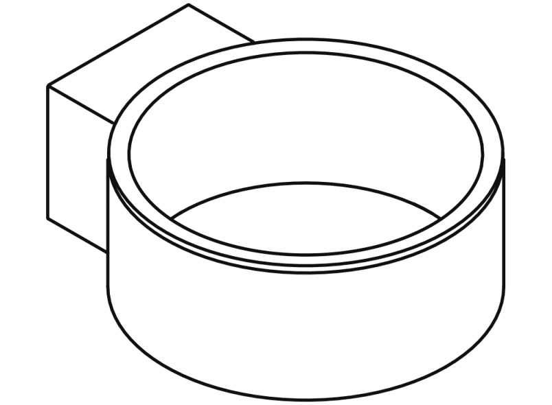900.00.000XA Держатель фена HEWI Германия System 900 - Вид №3