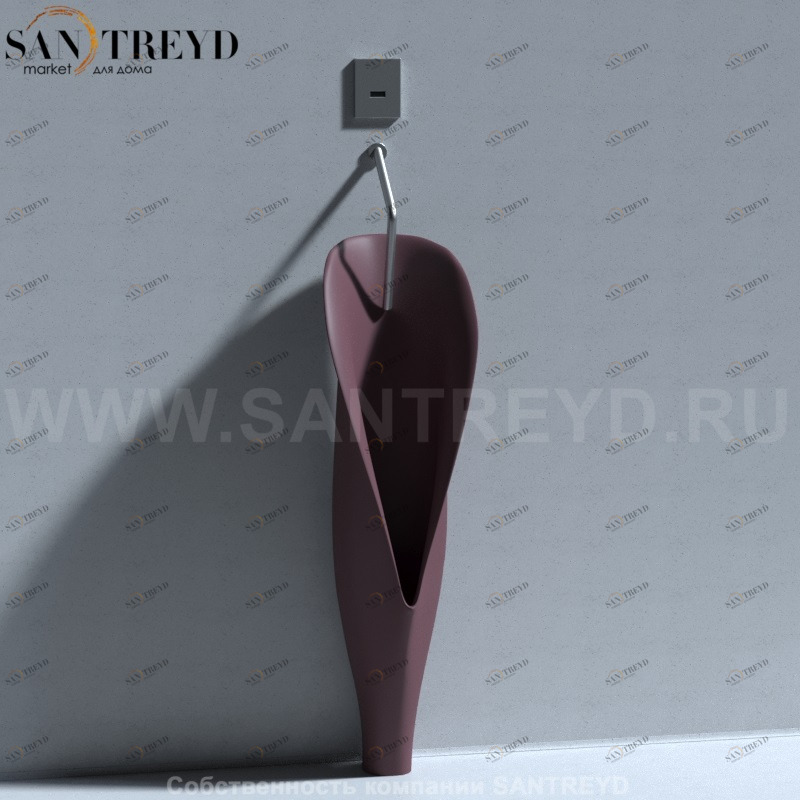 473075 Настенный писсуар, уринал с мушкой Kerasan Artwork