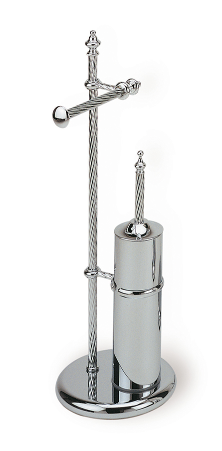 G691(08) Stil Haus Giunone, cтойка: бумагодержатель + ерш металлический, цвет хром