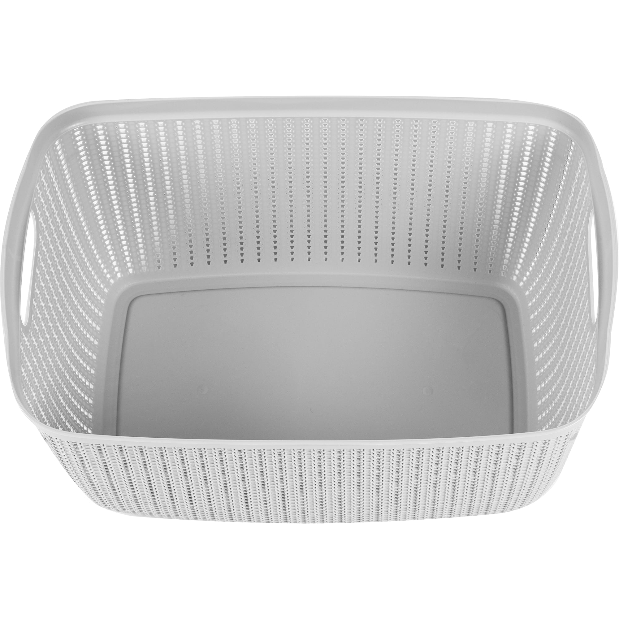 82291333 Корзина для белья 26 л цвет серый ВЯЗАНИЕ Santreyd  - Вид №2