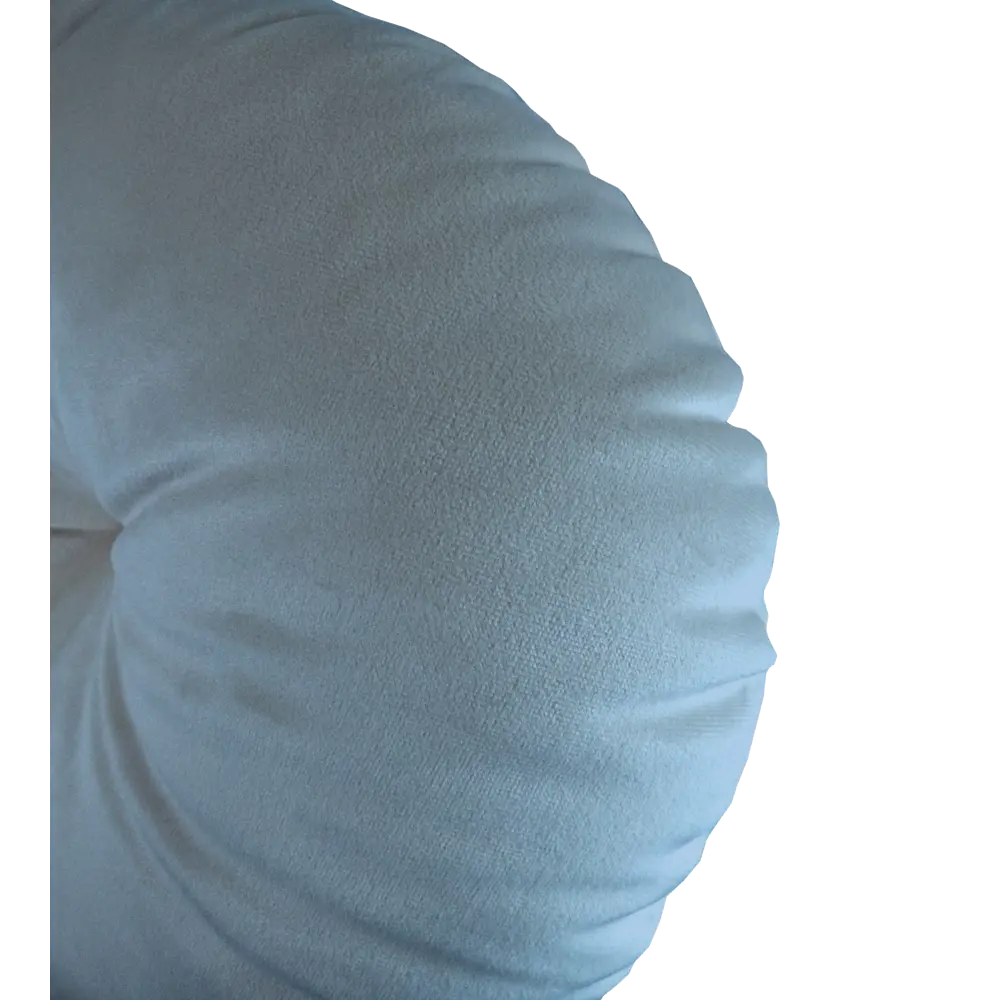 Подушка Бархат ø37 см цвет серо-голубой LINEN WAY STLM-2043062 - Вид №2