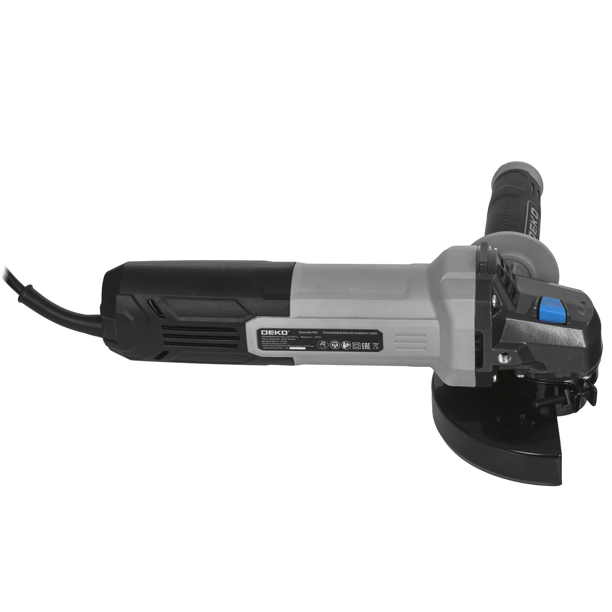 Углошлифовальная машина (УШМ) DEKO DKAG900 PRO 9179075 STDN-0018795 - Вид №3