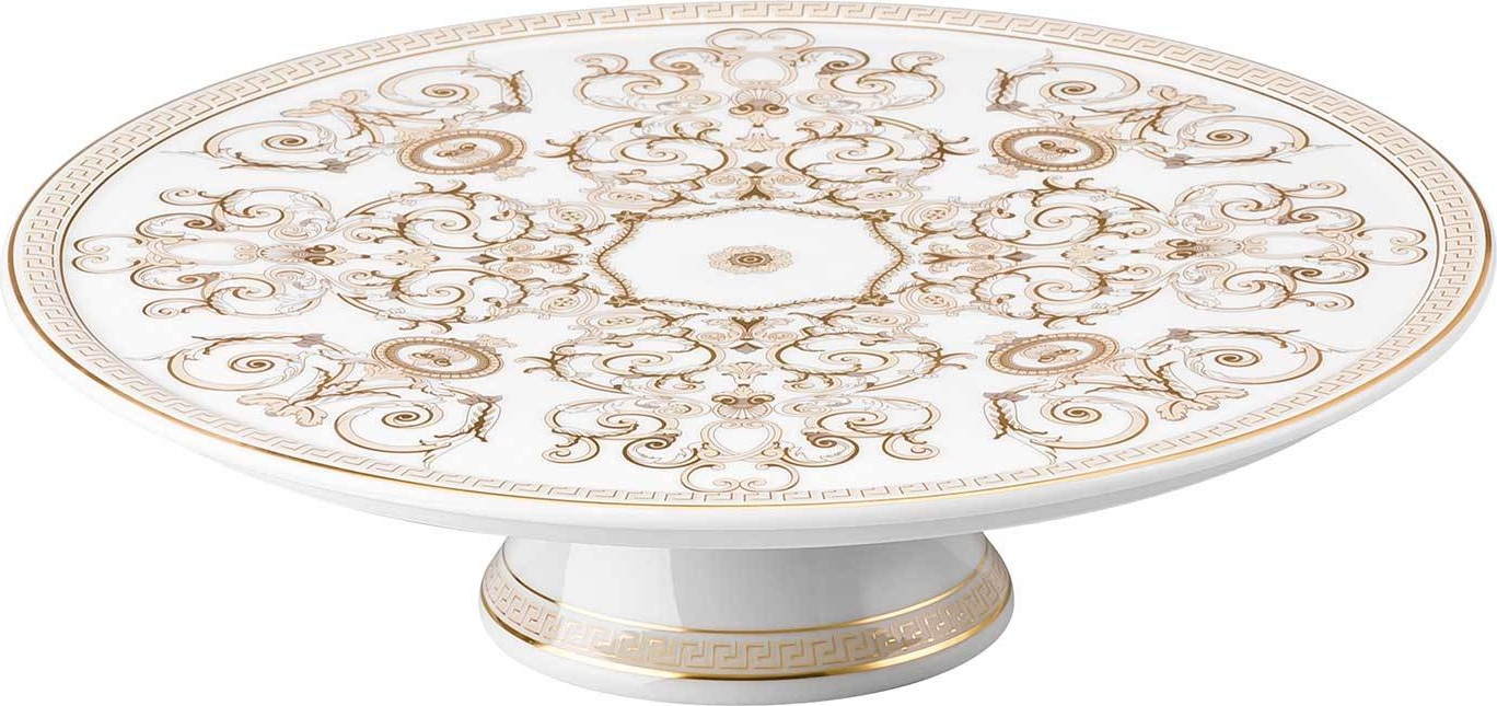 10562592 Rosenthal Versace Блюдо на ножке Rosenthal Versace Медуза Гала 21см, фарфор Фарфор 