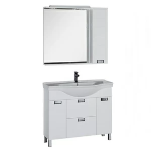 Комплект мебели Aquanet Сити 100 белый