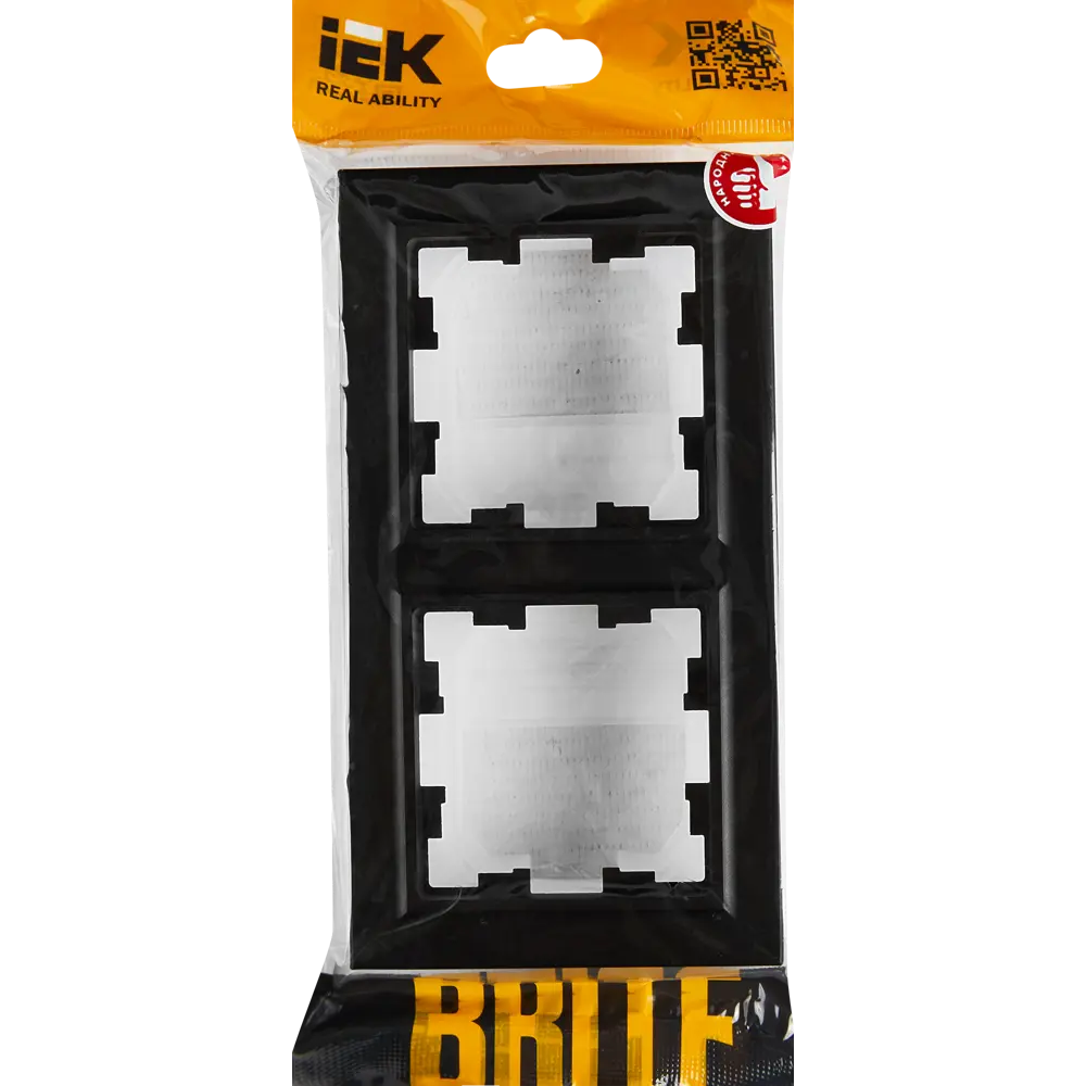 Рамка IEK Brite-2 для розеток и выключателей с защитой от влаги 87761337 STLM-1117133 - Вид №4