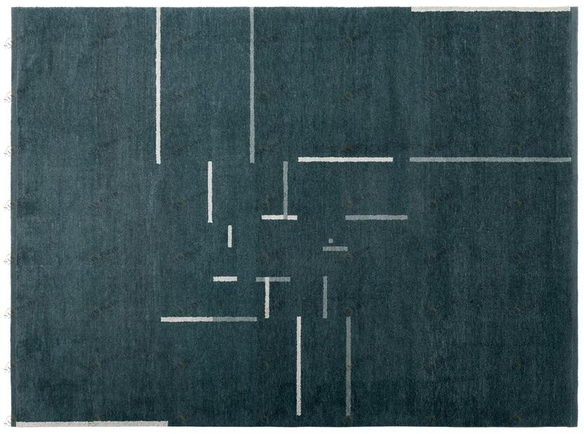 Poltrona Frau Прямоугольный шерстяной коврик ручной работы La collezione - mobili e complementi sun-id-1402273