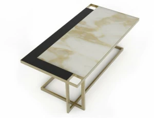 MARIONI Низкий прямоугольный журнальный столик Gary 02863