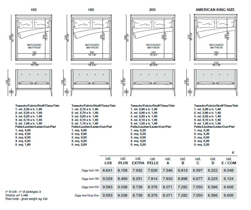 Кровать  PORADA ZIGGY BED Eighteen - Вид №3