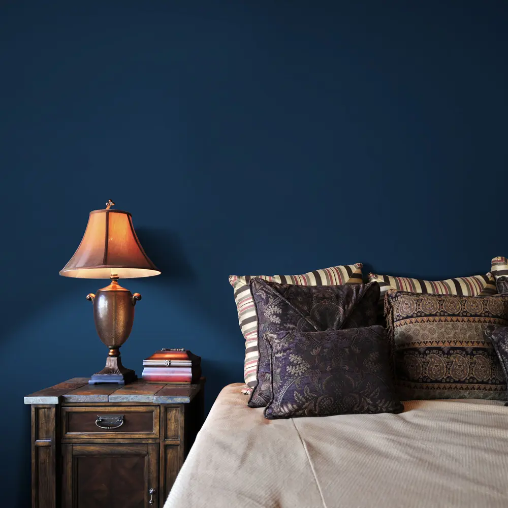 Обои флизелиновые Inspire с эффектом окрашенных стен синие 0.53х10 м эффект окрашенных стен STLM-2016513 - Вид №5