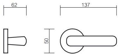 Pasini Ручка из латуни на розетке  3321  - Вид №2