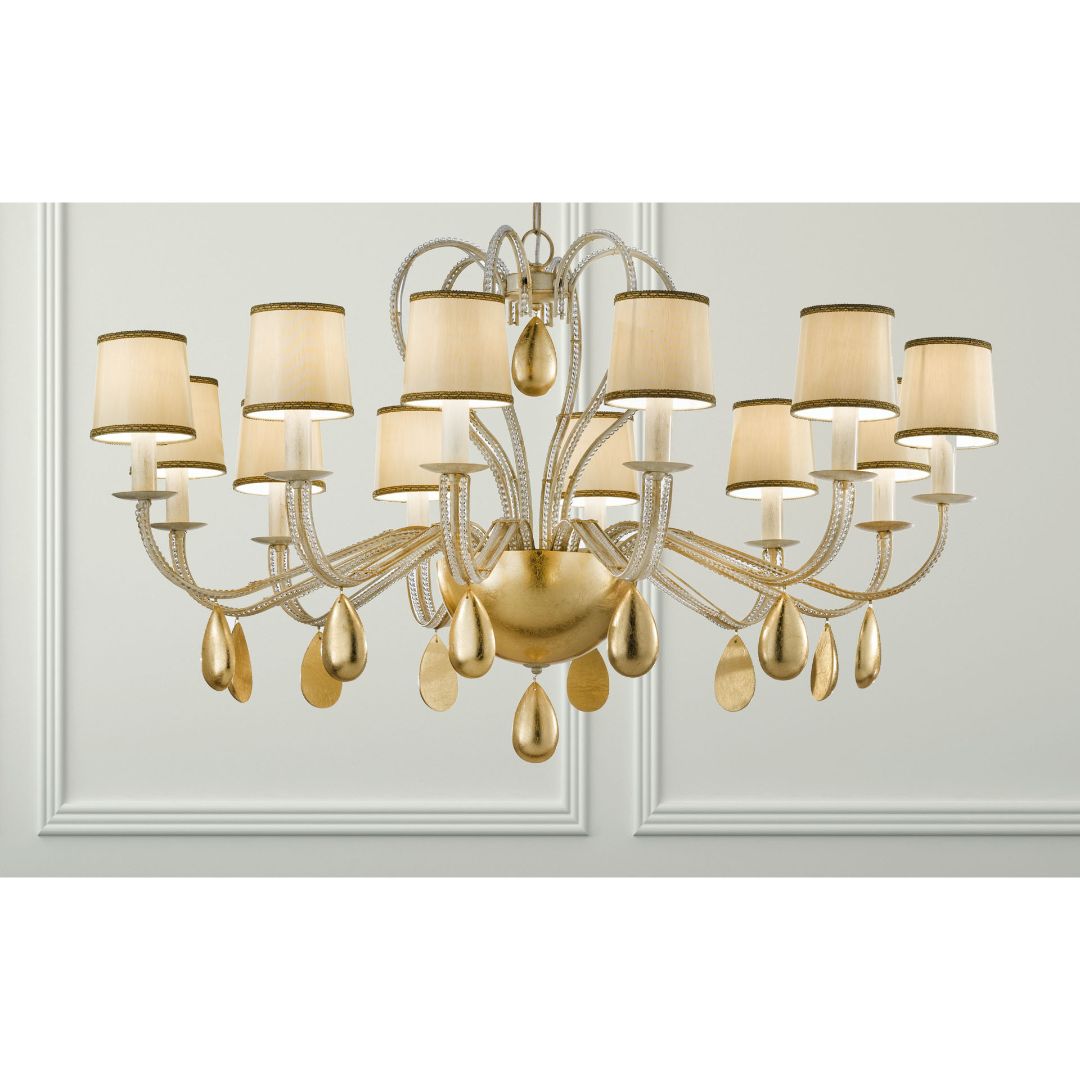 Masiero Noblesse 12 V13 ivory люстра подвесная 117486 - Вид №1