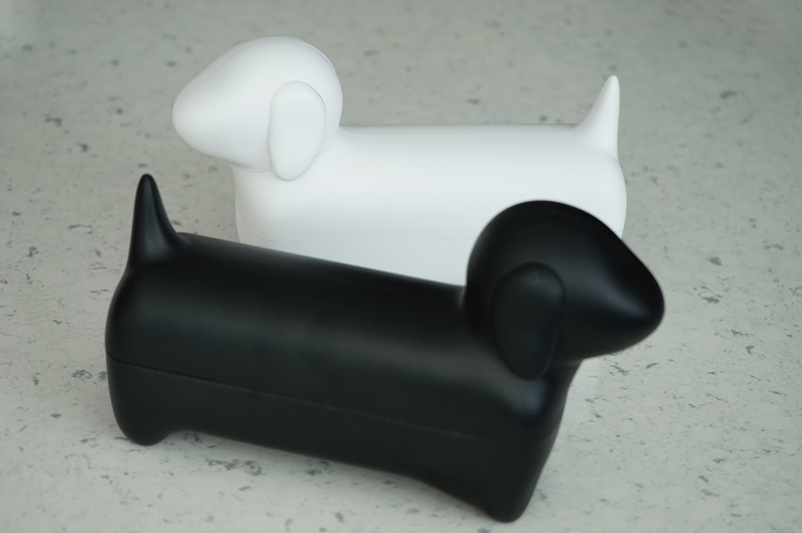 QL10291-WH Коробка для мелочей dacholder, белая Qualy  - Вид №4