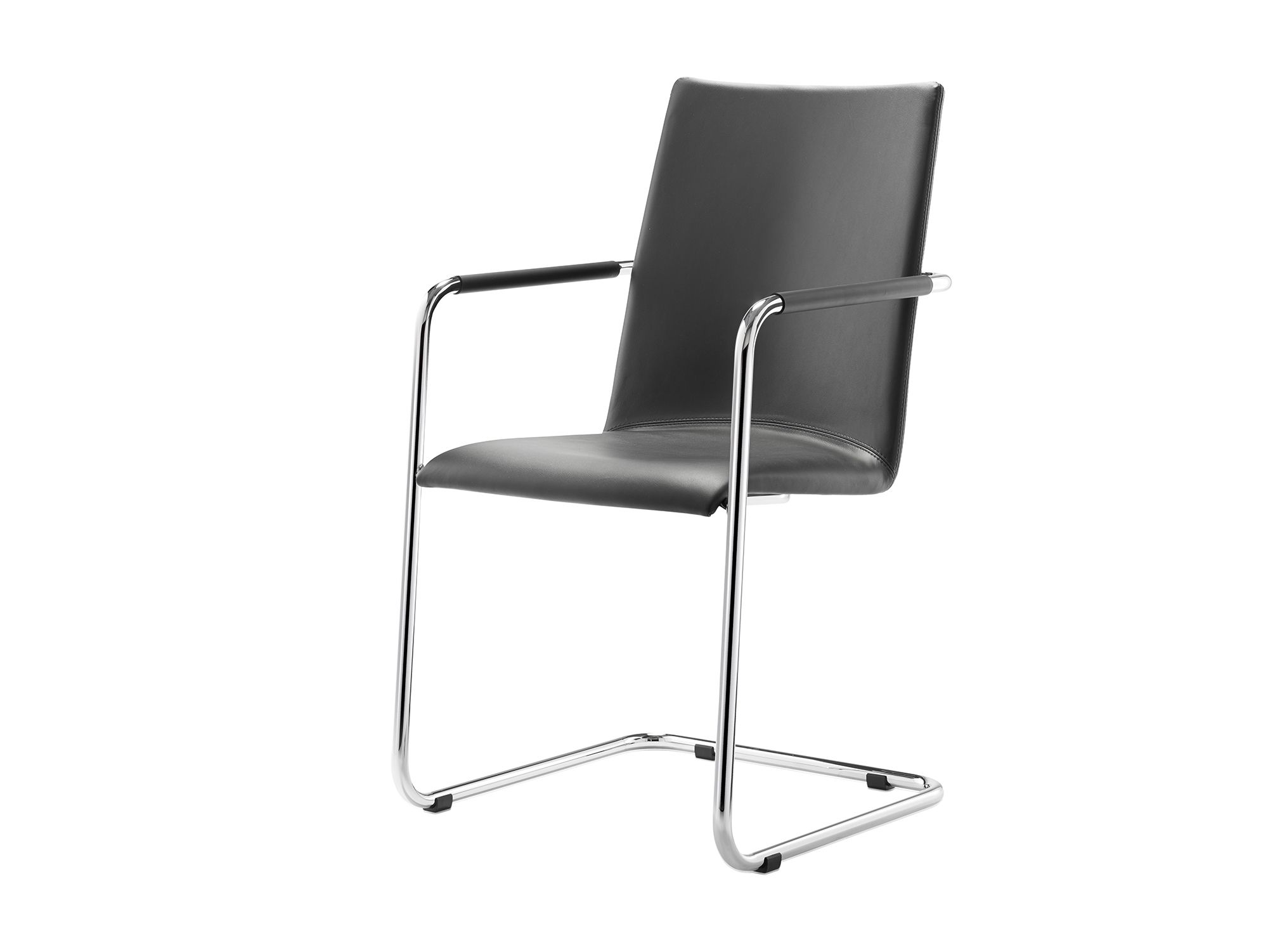 Кожаный штабелируемый стул с подлокотниками SCHNEEWEISS interior Logochair ARCH-00083336 - Вид №1