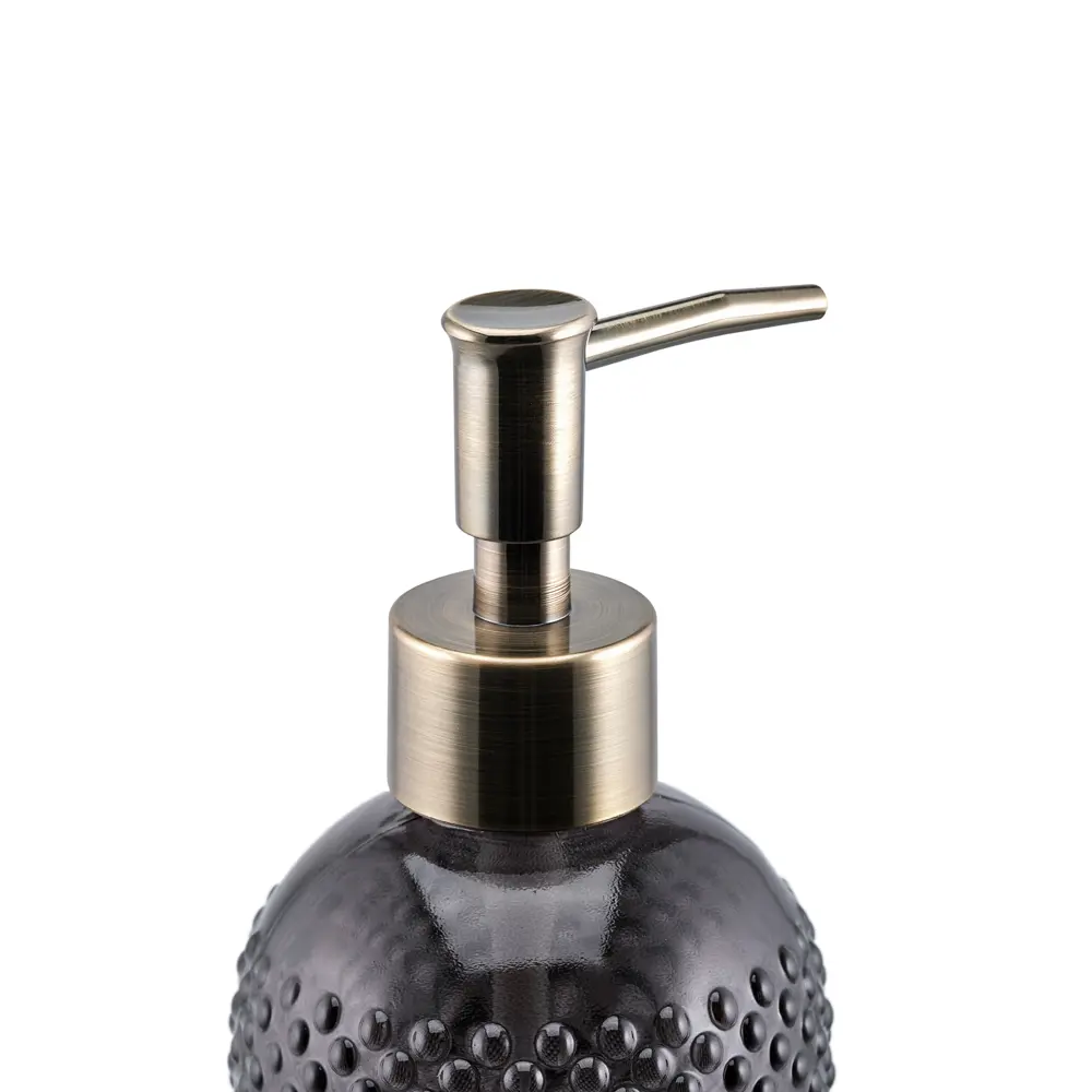 Дозатор для жидкого мыла MOROSHKA Barentsevo More - серый стеклянный 89355551 STLM-1000899 - Вид №1