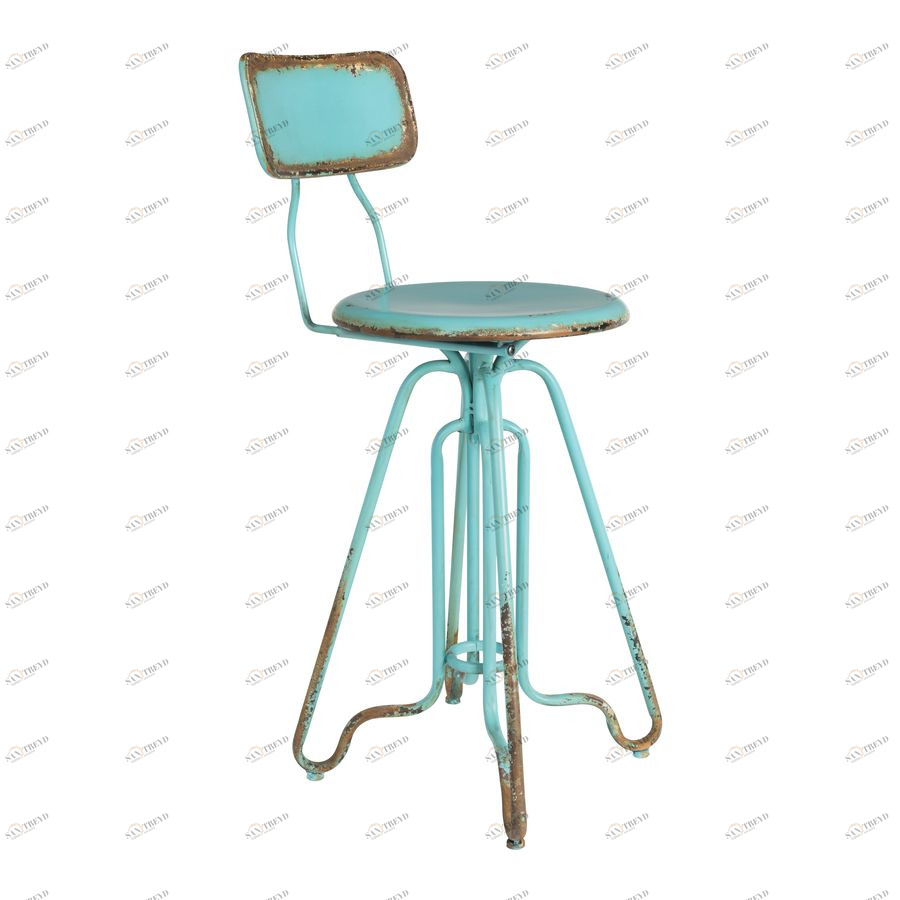 Стул барный Ovid голубой Dutchbone 1500043