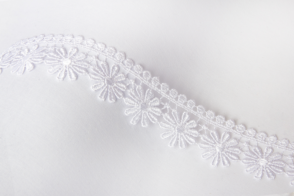 3033 Гипюр 35 мм в пакете Турция белый Gamma 