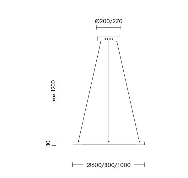 Алюминиевый светодиодный подвесной светильник Rossini Illuminazione ZERUM ARCH-00095608 - Вид №3