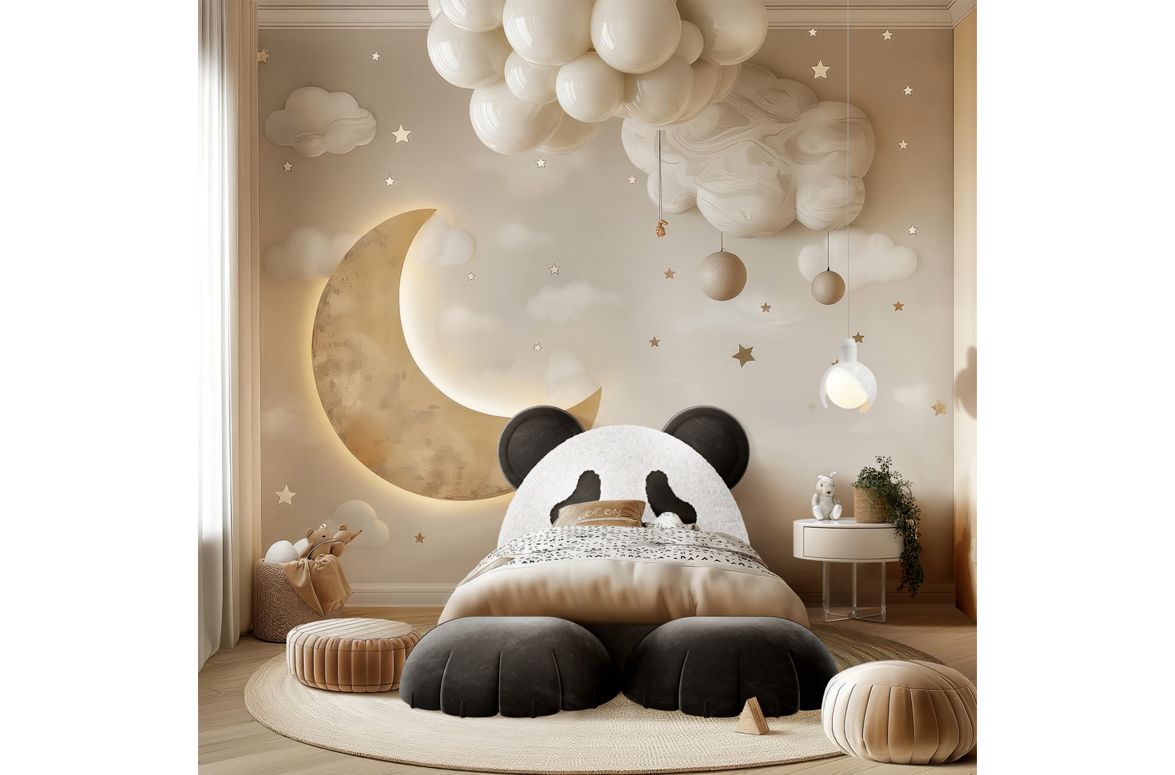 CIST593 Прикроватные тумбочки детские Облако Circu  - Вид №20