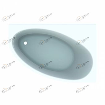 Ванна асимметричная угловая левая 150x100 Keramag Renova № 1 657340000 