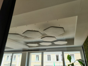 Акустическая подвесная панель из ткани