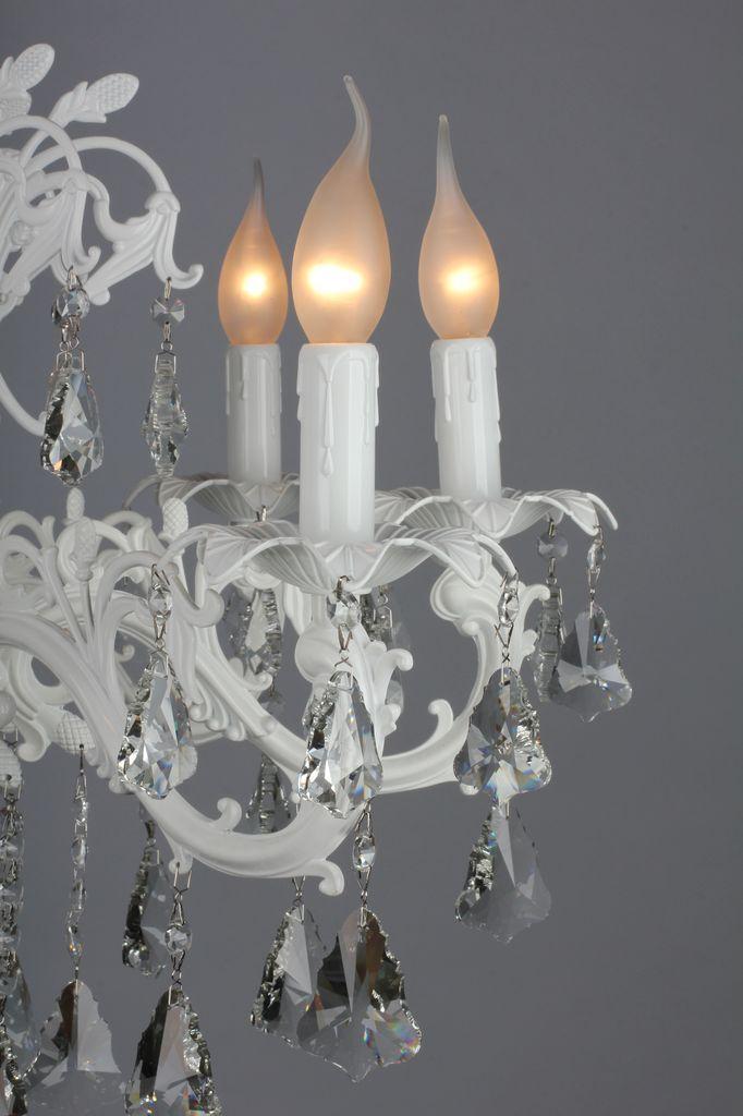 Подвесная люстра Omnilux OML-30807-08 белая OMNILUX ДИЗАЙНЕРСКИЕ 188150 Белый  - Вид №3