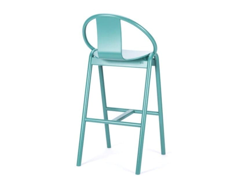 Высокий деревянный стул со спинкой TON AGAIN ARCH-00060401 - Вид №20